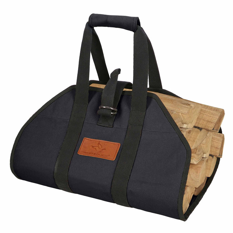 Load image into Gallery viewer, Diamond Shape Canvas Firewood Log Carriers
