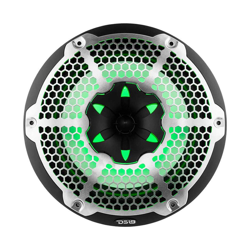 Load image into Gallery viewer, NXL 10&quot; 2-Way Coaxial Marine Speaker With LED RGB Lights 200 Watts Rms 4-Ohm -Black - Skoutley Outdoors LLC
