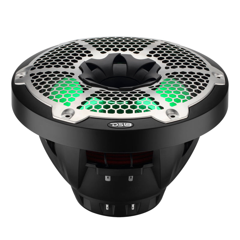 Load image into Gallery viewer, 10” Marine 2-Way Hybrid Speaker with RGB LED, Compression Driver and Neodymium Magnet | 450W RMS 4-Ohm
