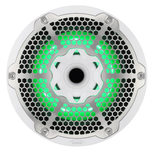 10” Marine 2-Way Hybrid Speaker with RGB LED, Compression Driver and Neodymium Magnet | 450W RMS 4-Ohm