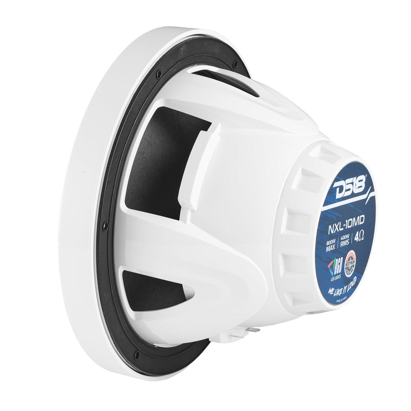 Load image into Gallery viewer, 10” Marine 2-Way Hybrid Speaker with RGB LED, Compression Driver and Neodymium Magnet | 450W RMS 4-Ohm
