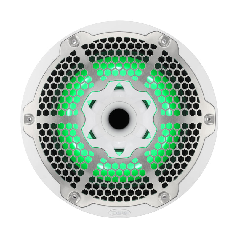 Load image into Gallery viewer, 10” Marine 2-Way Hybrid Speaker with RGB LED, Compression Driver and Neodymium Magnet | 450W RMS 4-Ohm
