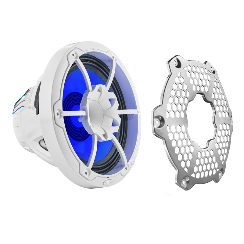 Load image into Gallery viewer, 10” Marine 2-Way Hybrid Speaker with RGB LED, Compression Driver and Neodymium Magnet | 450W RMS 4-Ohm
