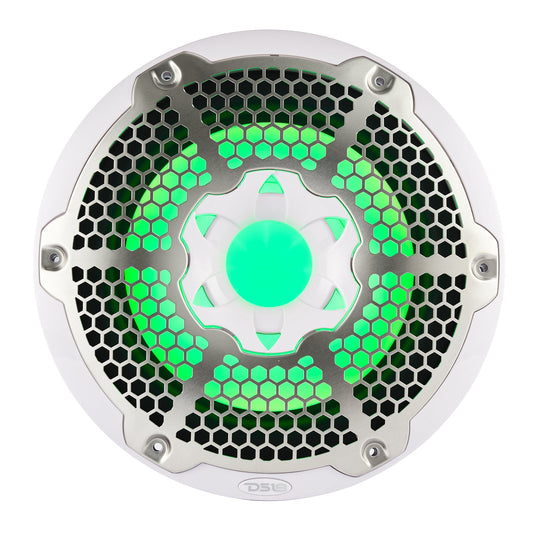 NXL 10" Marine Subwoofer with LED RGB Lights 300 Watts Rms SVC 4-Ohm