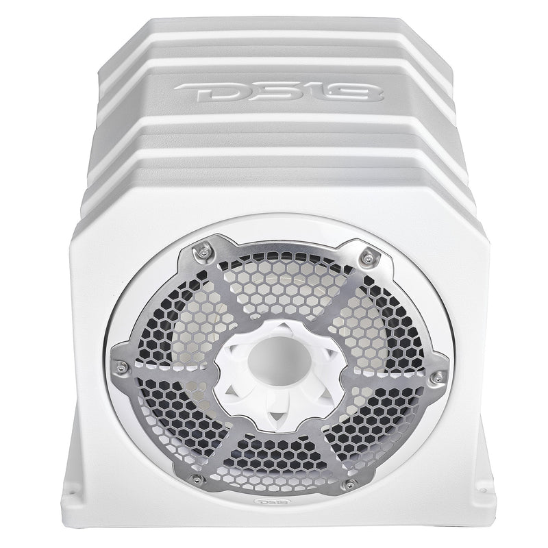 Load image into Gallery viewer, Dual 10&quot; Marine Subwoofer Enclosure with 10&quot; Passive Radiator and LED RGB Lights 350 Watts Rms 4-Ohm (NXL-10SUB Included)
