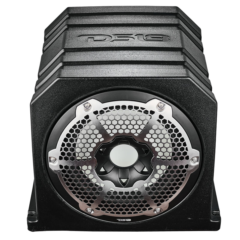 Load image into Gallery viewer, Dual 10&quot; Marine Subwoofer Enclosure with 10&quot; Passive Radiator and LED RGB Lights 350 Watts Rms 4-Ohm (NXL-10SUB Included)
