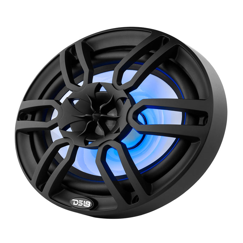 Load image into Gallery viewer, NXL 6x9&quot; 2-Way Coaxial Marine Speaker With LED RGB Lights 125 Watts Rms 4-Ohm -Black

