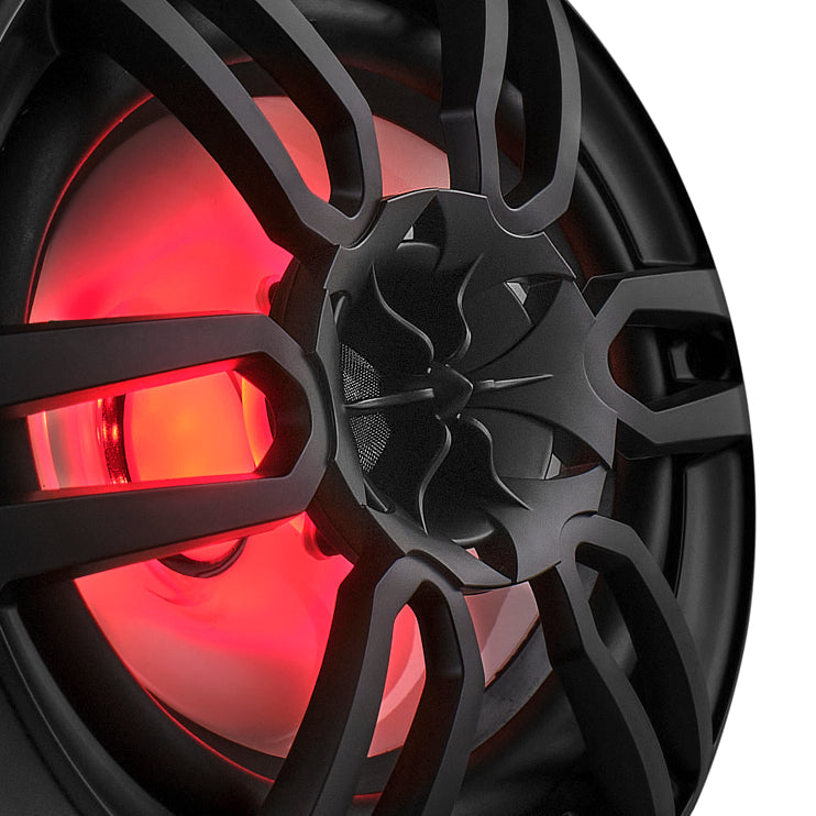 Load image into Gallery viewer, NXL 6x9&quot; 2-Way Coaxial Marine Speaker With LED RGB Lights 125 Watts Rms 4-Ohm -Black
