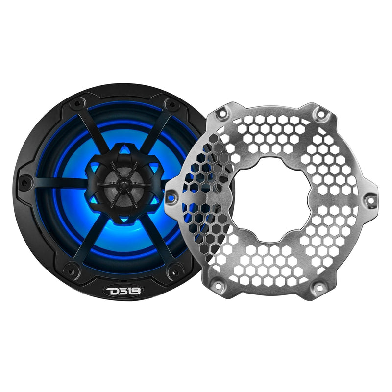 Load image into Gallery viewer, NXL 6.5" 2-Way Coaxial Marine Speaker with RGB LED Lights 100 Watts Rms 4-Ohm
