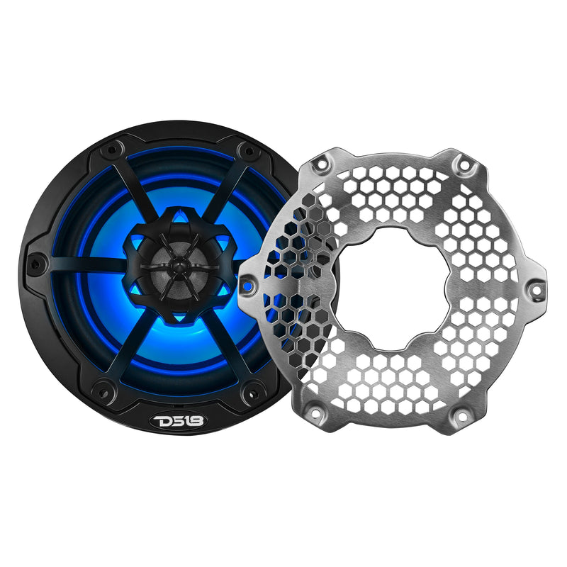 Load image into Gallery viewer, NXL 6.5&quot; 2-Way Coaxial Marine Speaker with RGB LED Lights 100 Watts Rms 4-Ohm
