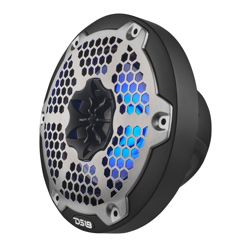 Load image into Gallery viewer, NXL 6.5" 2-Way Coaxial Marine Speaker with RGB LED Lights 100 Watts Rms 4-Ohm
