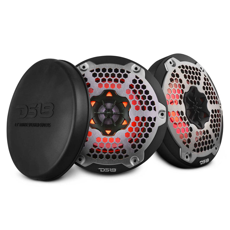 Load image into Gallery viewer, NXL 6.5&quot; 2-Way Coaxial Marine Speaker with RGB LED Lights 100 Watts Rms 4-Ohm
