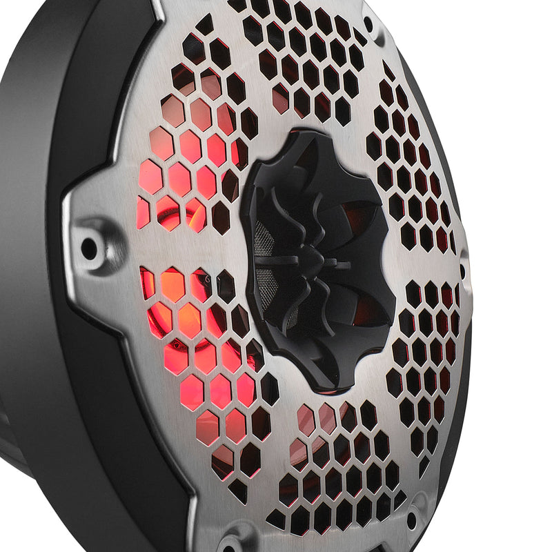 Load image into Gallery viewer, NXL 6.5&quot; 2-Way Coaxial Marine Speaker with RGB LED Lights 100 Watts Rms 4-Ohm
