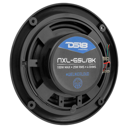 Marine and Powersports Headunit and 6.5" Marine Speaker Package (MRX1 and 2 X NXL-6SL/BK) - Black - Skoutley Outdoors LLC