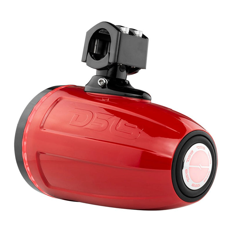 Load image into Gallery viewer, NXL 6.5" Neodymium Marine and Powersports Towers with Built-in Passive Radiator, 1" Driver and LED RGB Lights 150 Watts Rms -Red

