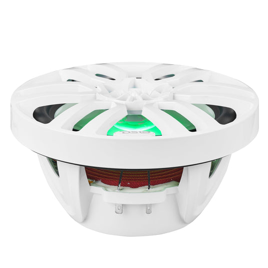NXL 8" 2-Way Coaxial Marine Speaker With LED RGB Lights | 125W RMS 4-Ohm