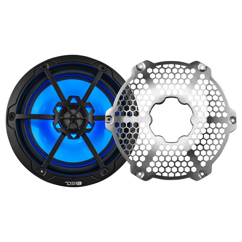 Load image into Gallery viewer, NXL 8&quot; 2-Way Coaxial Marine Speaker With LED RGB Lights 125 Watts Rms 4-Ohm

