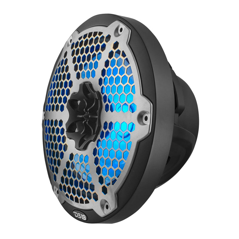 Load image into Gallery viewer, NXL 8&quot; 2-Way Coaxial Marine Speaker With LED RGB Lights 125 Watts Rms 4-Ohm
