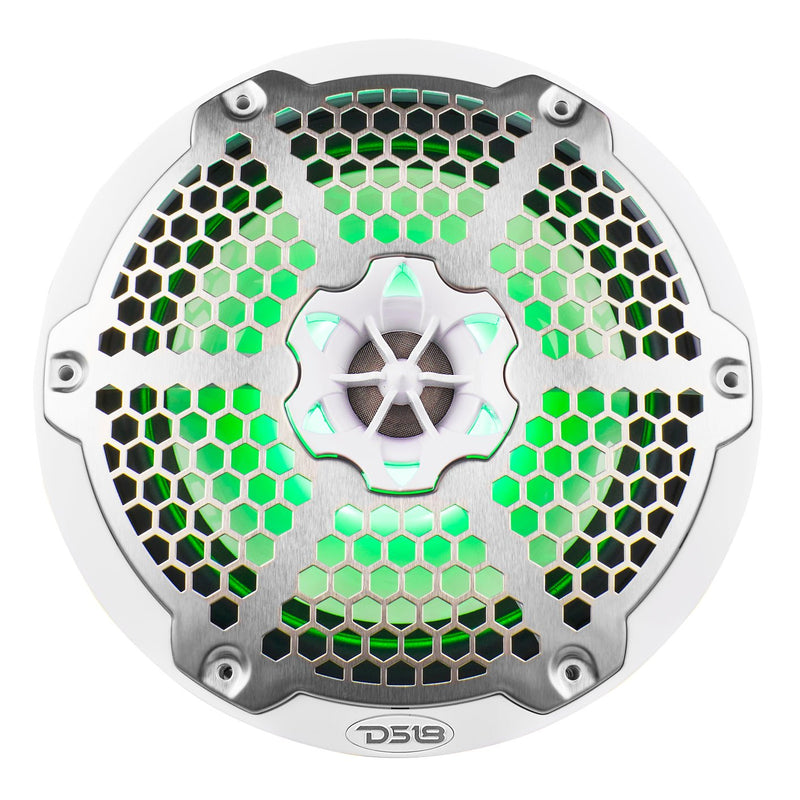 Load image into Gallery viewer, NXL 8" 2-Way Coaxial Marine Speaker With LED RGB Lights 125 Watts Rms 4-Ohm
