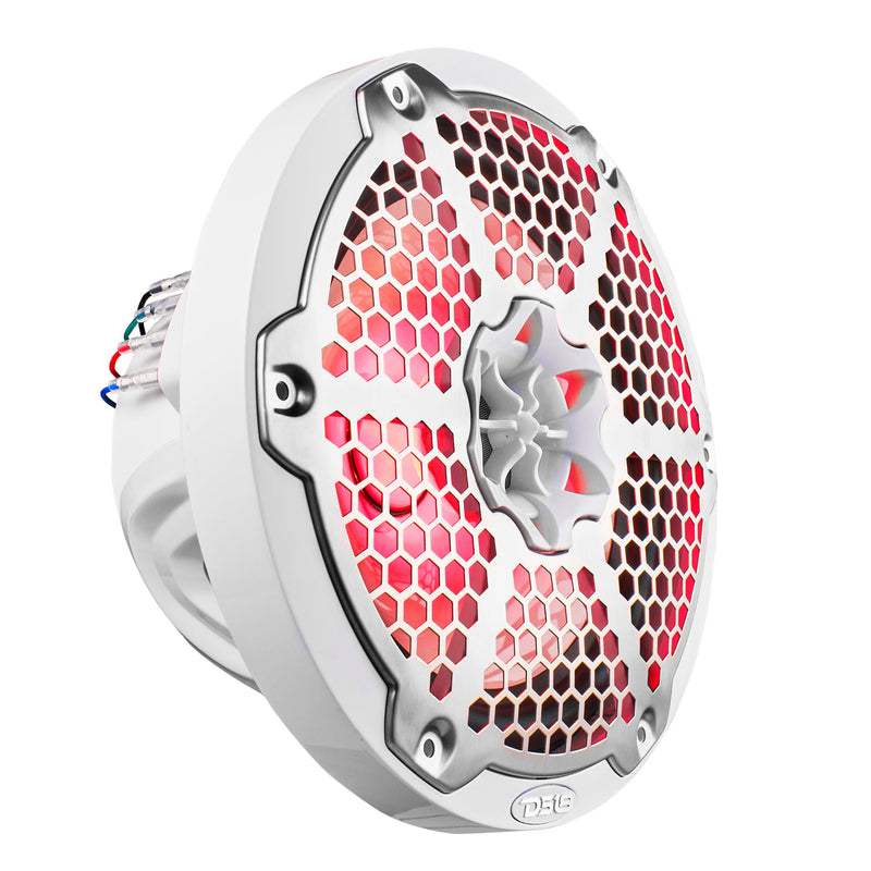 Load image into Gallery viewer, NXL 8&quot; 2-Way Coaxial Marine Speaker With LED RGB Lights 125 Watts Rms 4-Ohm
