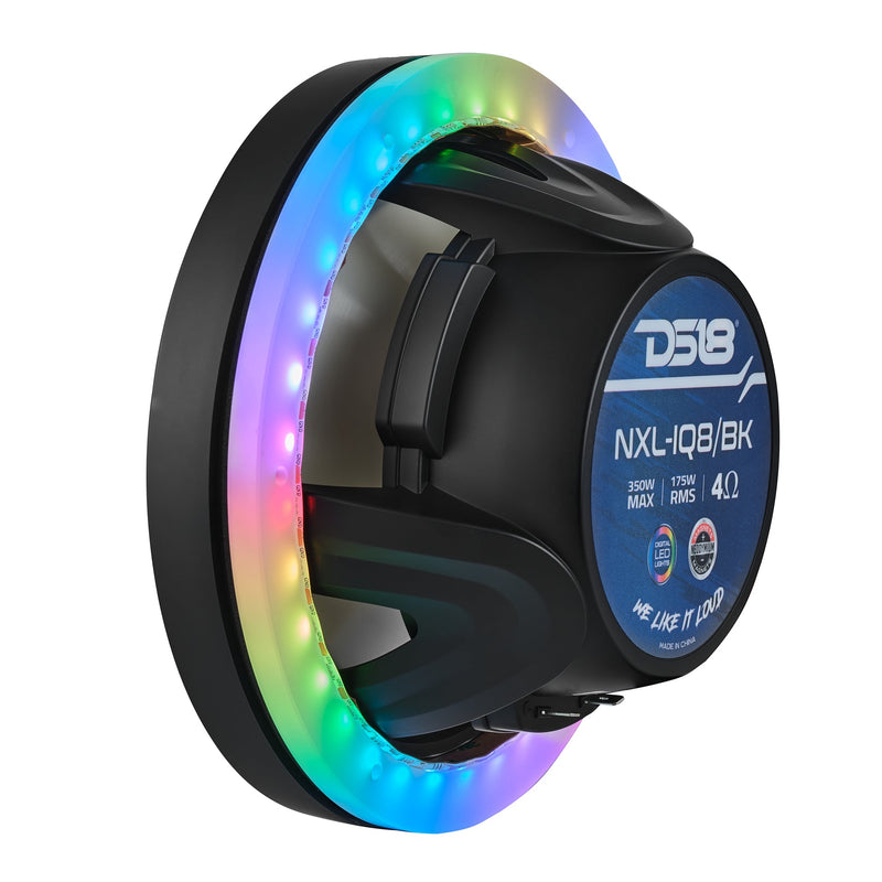 Load image into Gallery viewer, 8" Digital LED Ring for Marine and Powersporst Speakers and Towers
