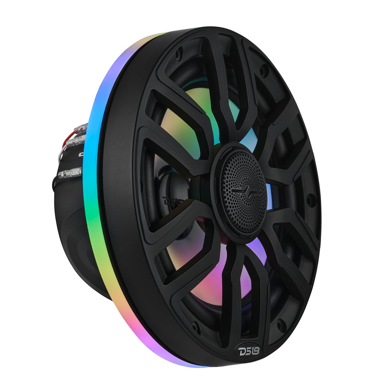 Load image into Gallery viewer, 8" Digital LED Ring for Marine and Powersporst Speakers and Towers
