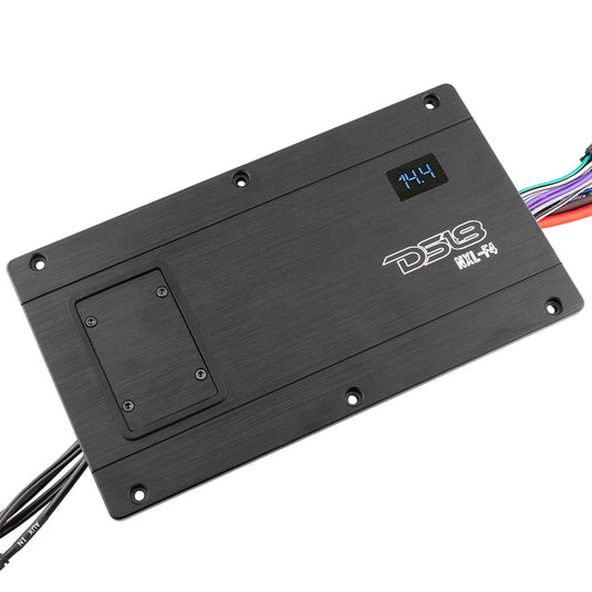 NXL 4-Channel Full-Range Class D IP67 Marine and Powersports Flush Mount Amplifier 4 x 100 Watts Rms @ 4-Ohm