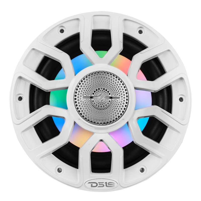 Load image into Gallery viewer, NXL 6.5&quot; 2-Way Coaxial Marine Speaker With Digital Led Lights And Bullet Tweeter 150 Watts 4-Ohm
