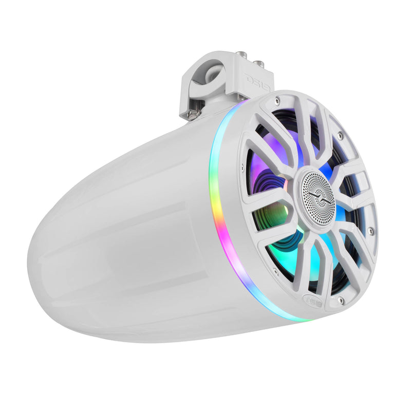 Load image into Gallery viewer, 8" NXL-iQ Marine Tower Speaker with Digital LED Lights, Neodymium Magnet, 1" Compression Driver, IP65 Rated, 350W RMS, 4-Ohm
