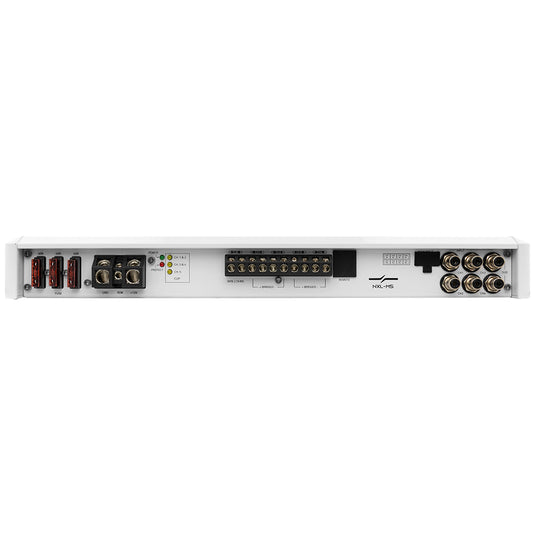 NXL 5-Channel Full-Range Class D IP55 Marine Amplifier | 4 x 150W @ 4-Ohm and 1 x 600W RMS @ 2-Ohm