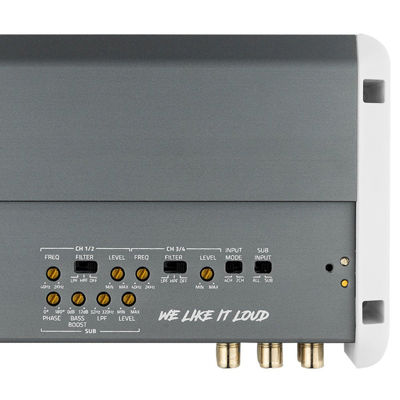 Load image into Gallery viewer, NXL 5-Channel Full-Range Class D IPX5 Marine Amplifier | 4 x 150W @ 4-Ohm and 1 x 600W RMS @ 2-Ohm

