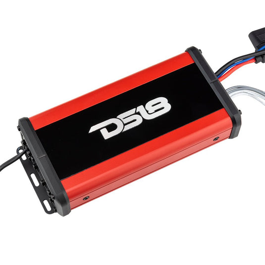 Extreme Sound System for ATVs - Loaded with 2 x 8" Coaxial Marine Speakers with RGB LED Lights