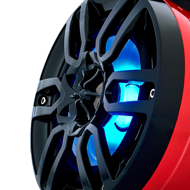 Load image into Gallery viewer, 6.5" Marine Pod Speakers 300W with RGB LED Lights – Waterproof All-Terrain Audio for Jet Skis, ATV, UTV, Jeep, Motorcycle (Pair)
