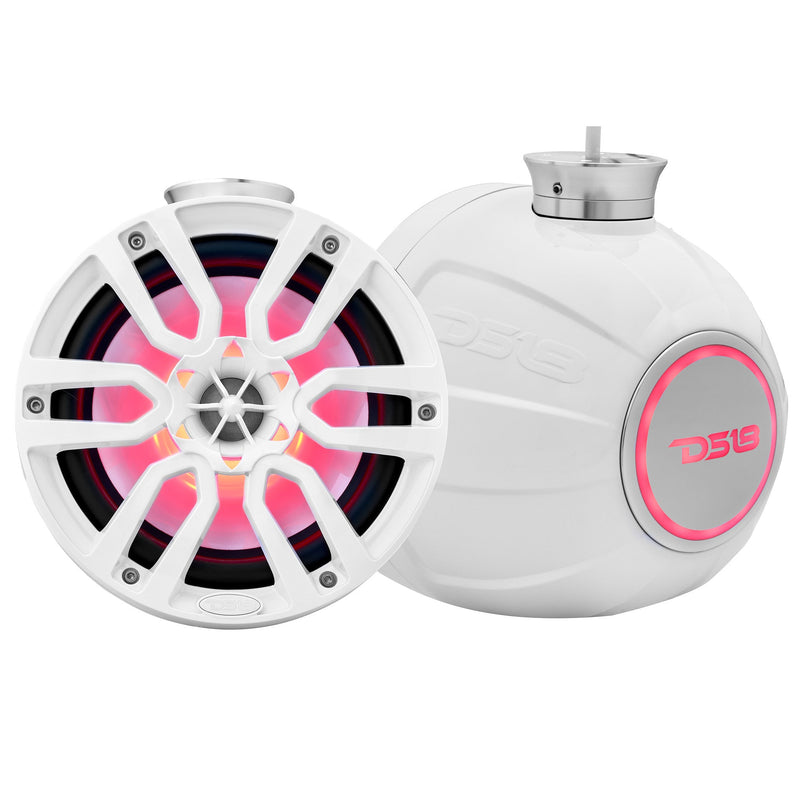 Load image into Gallery viewer, NXL 8&quot; Pod 375W Speaker with Integrated RGB LED Lights (Pair) - Perfect for Jet Skis
