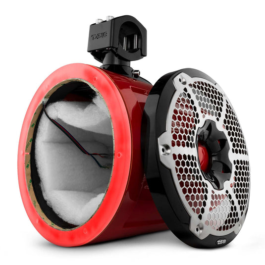 10" Marine Tower with Integrated RGB LED Lights No Speakers - Skoutley Outdoors LLC