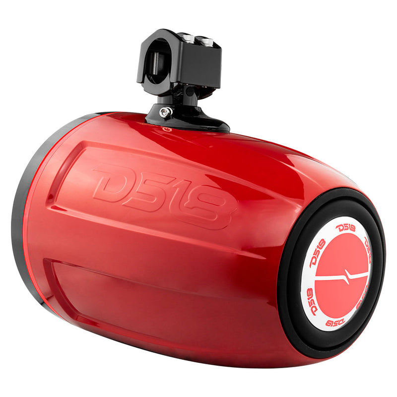 Load image into Gallery viewer, NXL 10&quot; Neodymium Marine and Powersports Towers with Built-in Passive Radiator, 1&quot; Driver and LED RGB Lights 300 Watts Rms -Red
