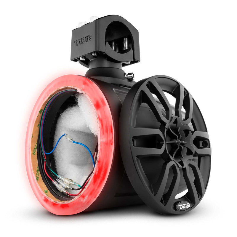 Load image into Gallery viewer, NXL 6.5&quot; Marine and Powersports Empty Tower LED RGB Lights -Black - Skoutley Outdoors LLC
