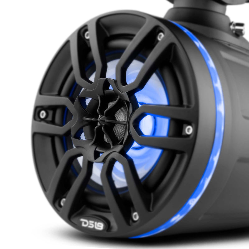 Load image into Gallery viewer, NXL 6.5" Marine and Powersports Towers LED RGB Lights 100 Watts Rms - Black

