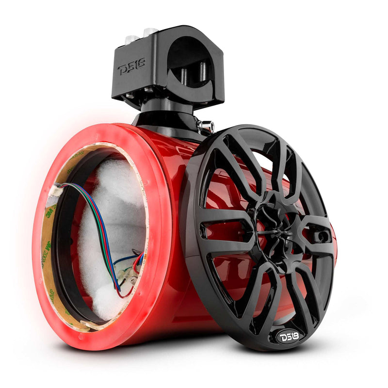 Load image into Gallery viewer, NXL 6.5&quot; Marine and Powersports Empty Tower LED RGB Lights -Red - Skoutley Outdoors LLC
