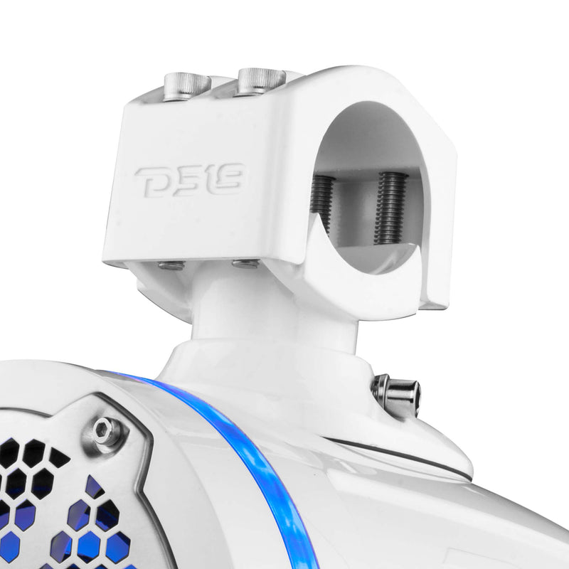 Load image into Gallery viewer, NXL 6.5&quot; Neodymium Marine and Powersports Towers with Built-in Passive Radiator, 1&quot; Driver and LED RGB Lights 150 Watts Rms -White
