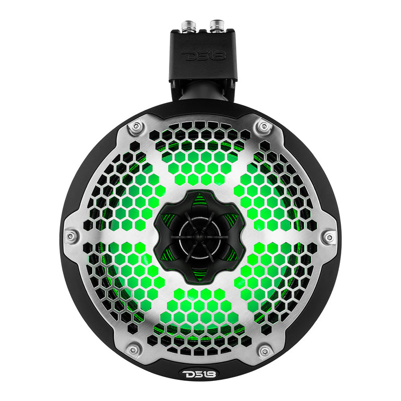 Load image into Gallery viewer, Jeep Gladiator JT Mounting Bar + 4x 8” Marine Tower Speakers with RGB LED Lights
