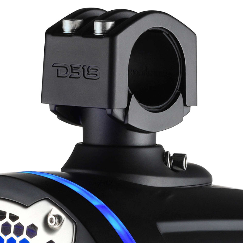 Load image into Gallery viewer, NXL 8&quot; Neodymium Marine and Powersports Towers with Built-in Passive Radiator, 1&quot; Driver and LED RGB Lights 180 Watts Rms -Black - Skoutley Outdoors LLC
