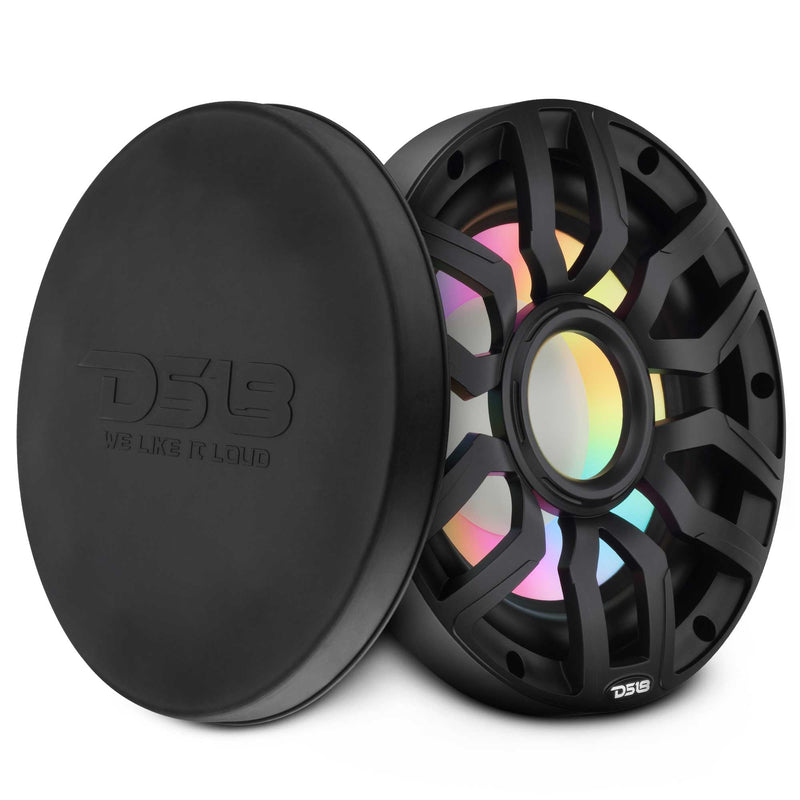 Load image into Gallery viewer, 10” Marine Subwoofer with Hybrid Magnet Motor, Removable Grille and Digital LED Lights - 500W RMS 4-Ohm
