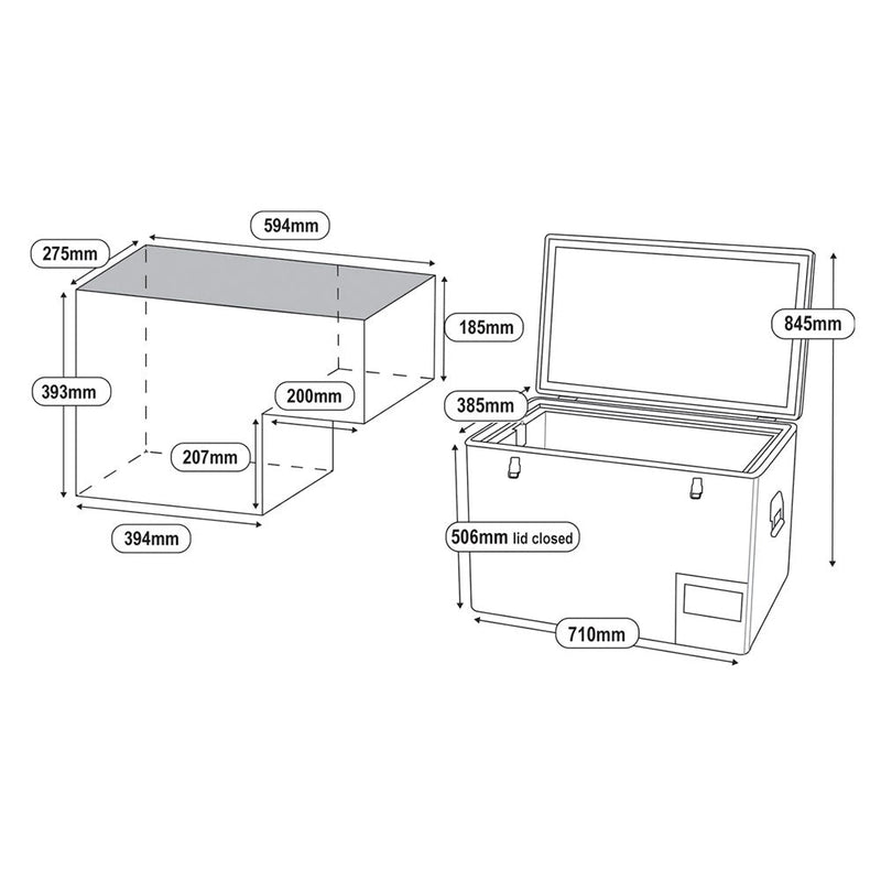 Load image into Gallery viewer, 52L Legacy Smart QC Fridge/Freezer
