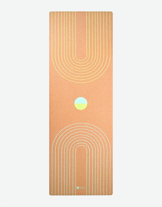 Travel Cork Yoga Mat - Natural Balance