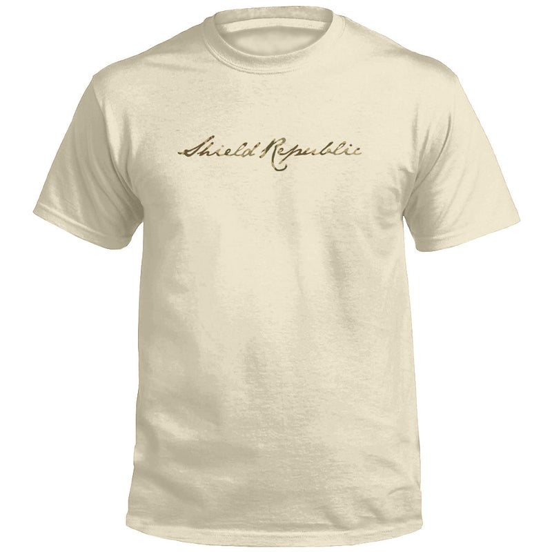 Load image into Gallery viewer, Shield Republic Duck Camo Script (Front)
