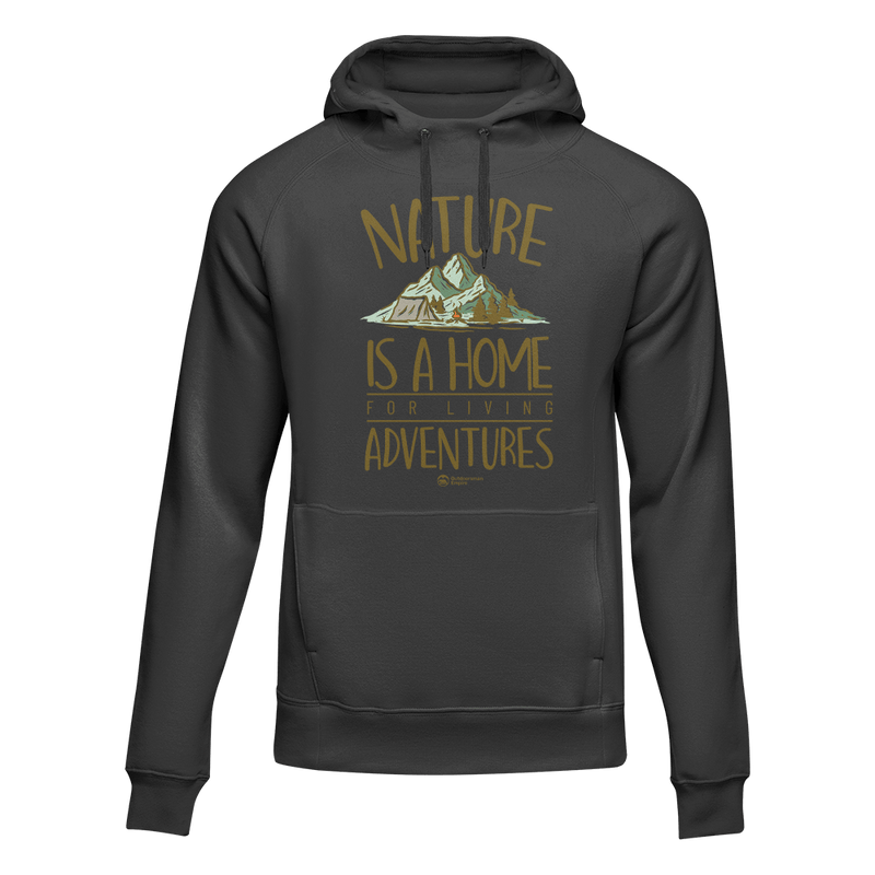 Load image into Gallery viewer, Nature Is A Home Adult Fleece Hooded Sweatshirt
