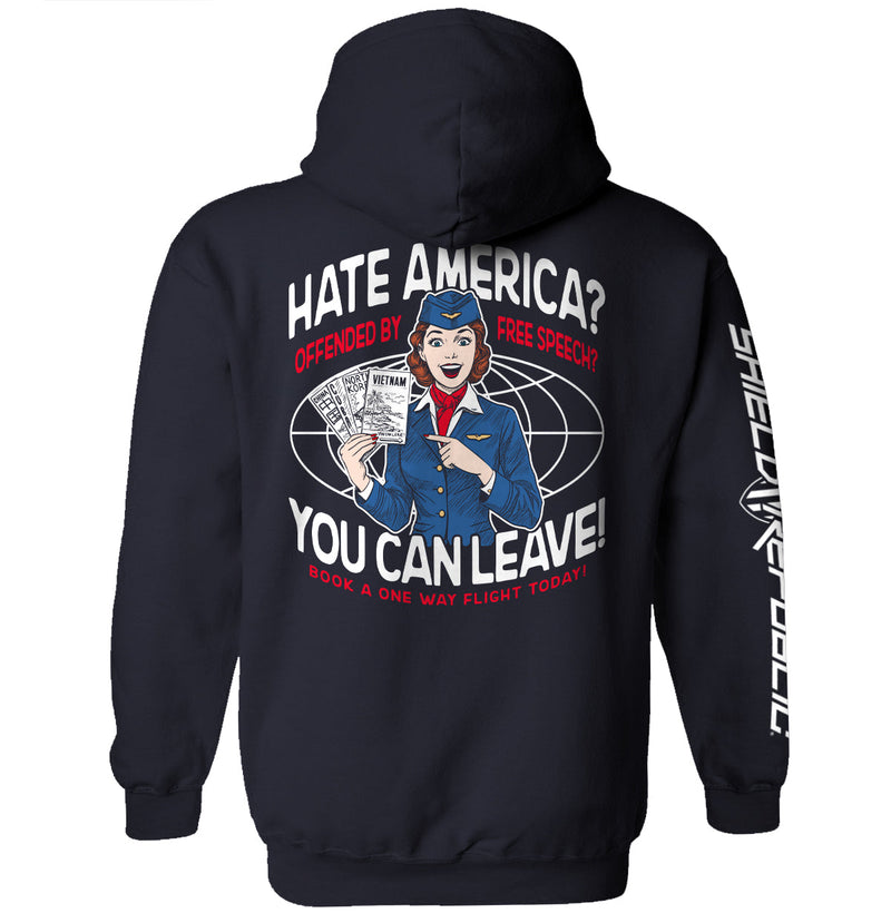 Load image into Gallery viewer, Hate America Offended By Free Speech You can Leave
