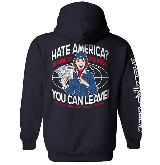Hate America Offended By Free Speech You can Leave