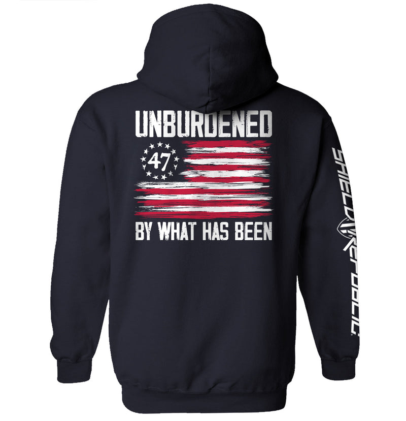 Load image into Gallery viewer, Unburdened By What Has Been 47 Flag
